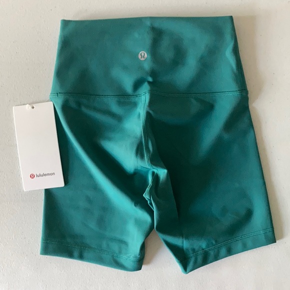 Lululemon Wunder Train Short 6” Teal Lagoon 4 - Picture 7 of 9